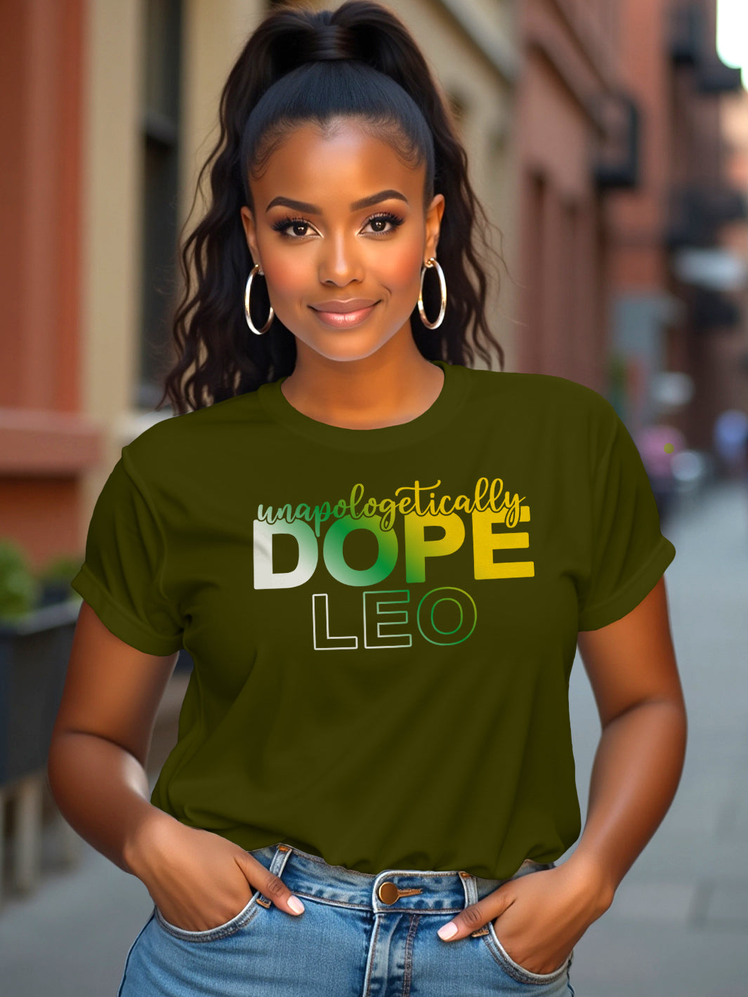 UNAPOLOGETICALLY DOPE LEO T-SHIRT