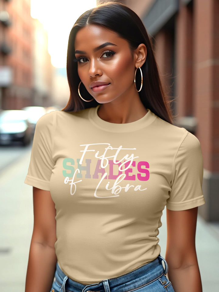 FIFTY SHADES OF LIBRA T-SHIRT | BALANCE? OPTIONAL