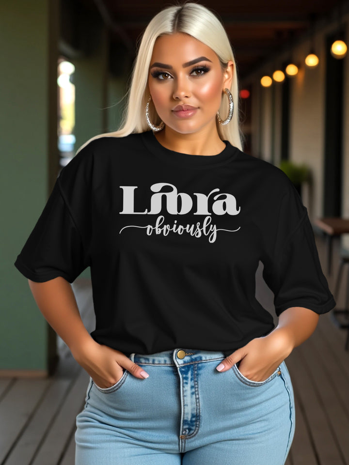 LIBRA OBVIOUSLY T-SHIRT | Undeniably Charming