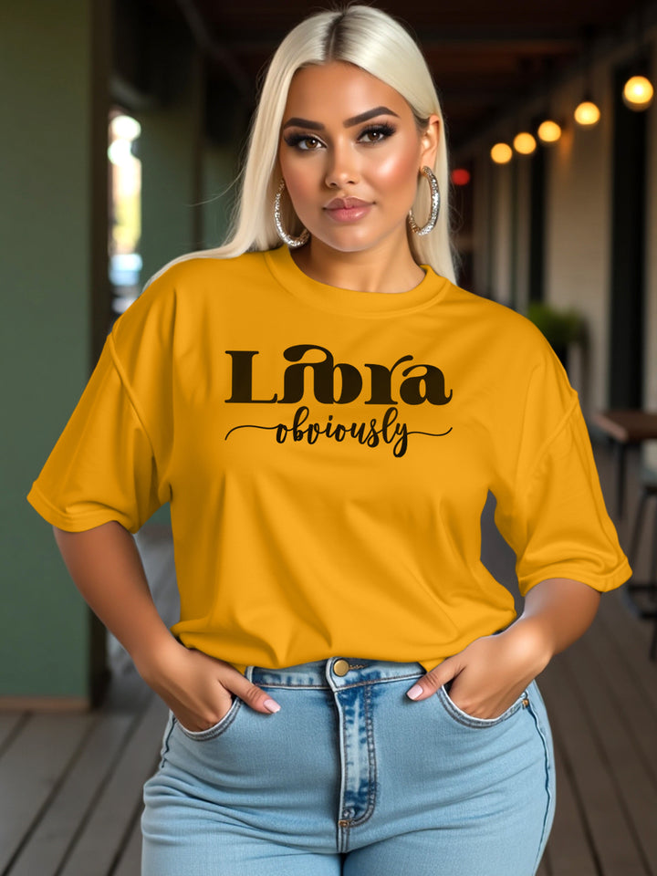 LIBRA OBVIOUSLY T-SHIRT | Undeniably Charming