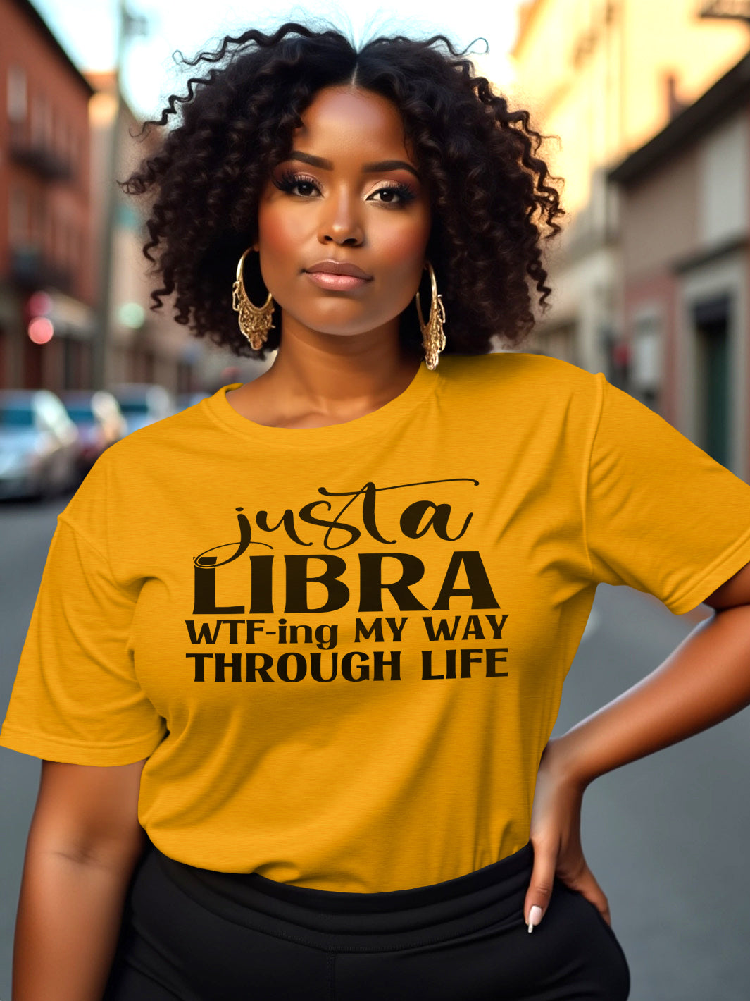 LIBRA WTF-ING THROUGH LIFE T-SHIRT