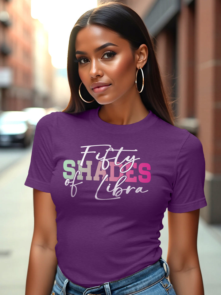 FIFTY SHADES OF LIBRA T-SHIRT | BALANCE? OPTIONAL