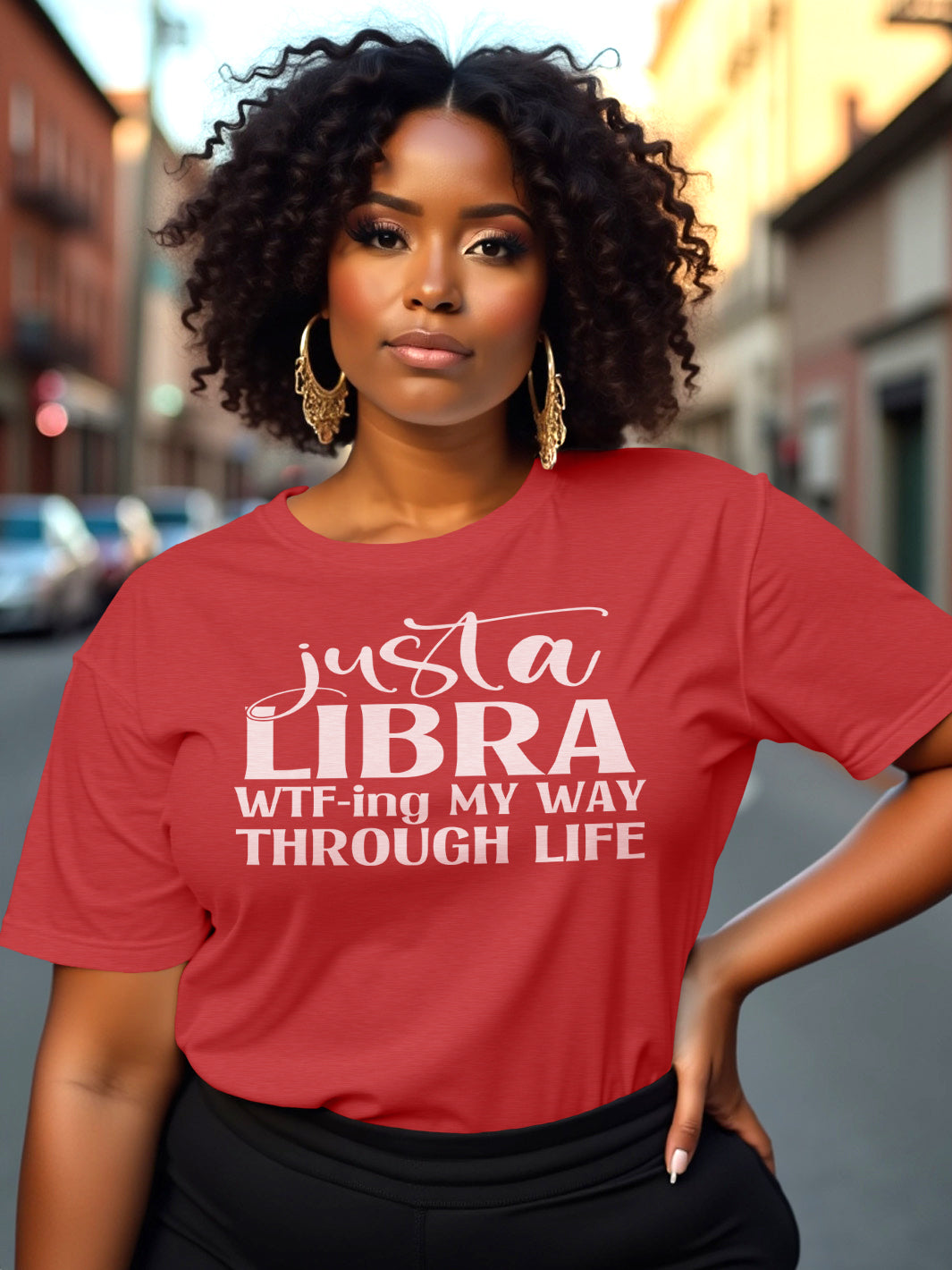 LIBRA WTF-ING THROUGH LIFE T-SHIRT