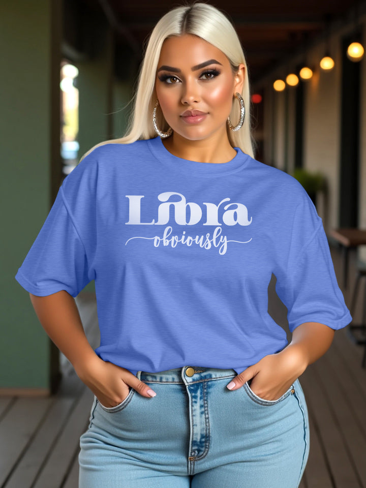 LIBRA OBVIOUSLY T-SHIRT | Undeniably Charming