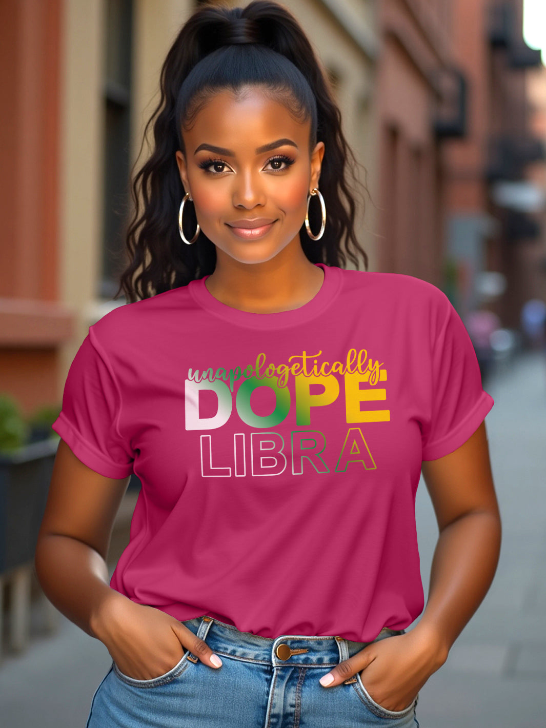 UNAPOLOGETICALLY DOPE LIBRA T-SHIRT