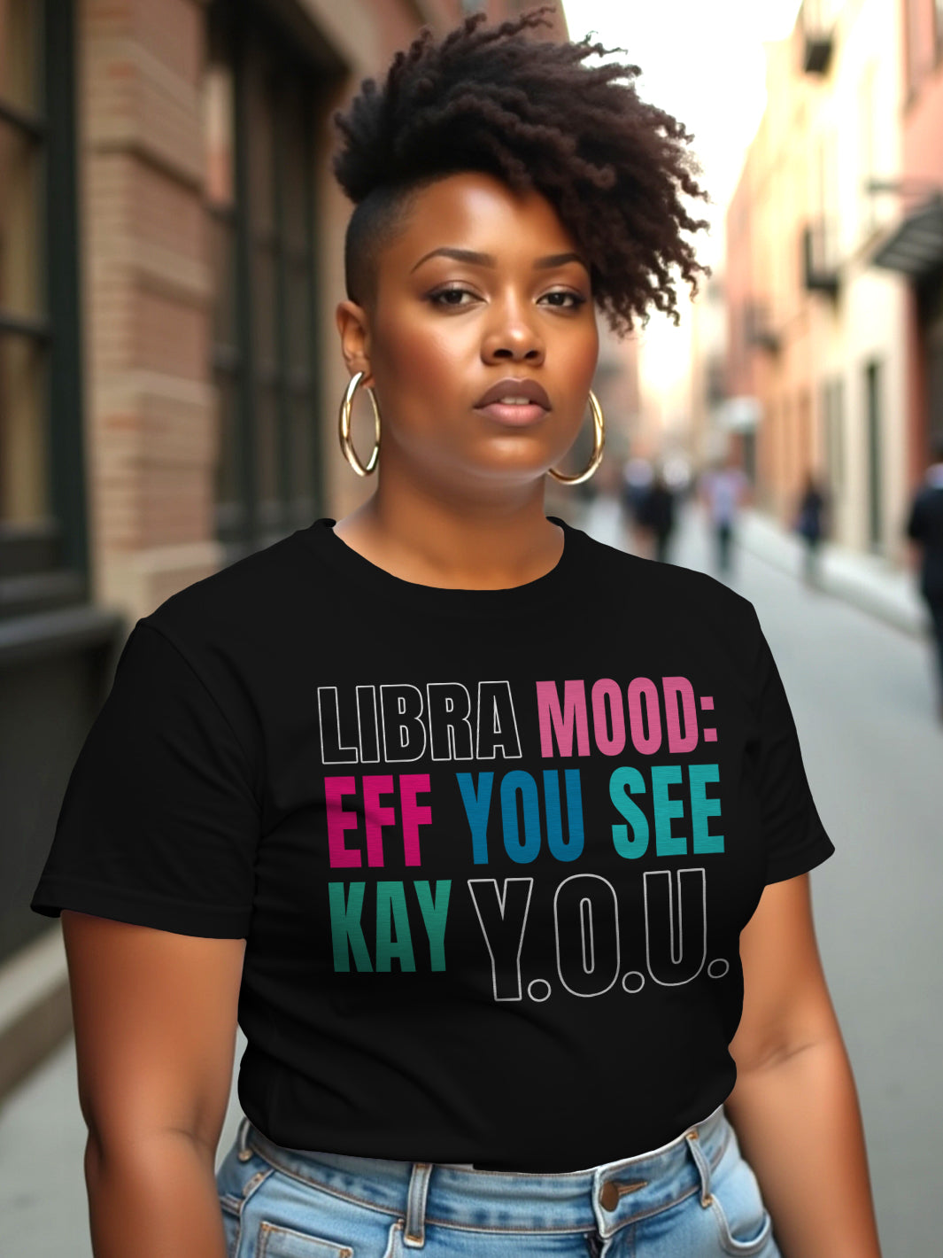 LIBRA EFF YOU SEE KAY Y.O.U. T-SHIRT