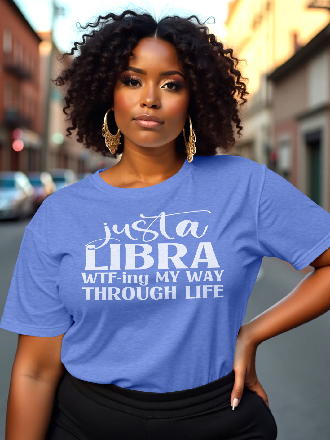 LIBRA WTF-ING THROUGH LIFE T-SHIRT