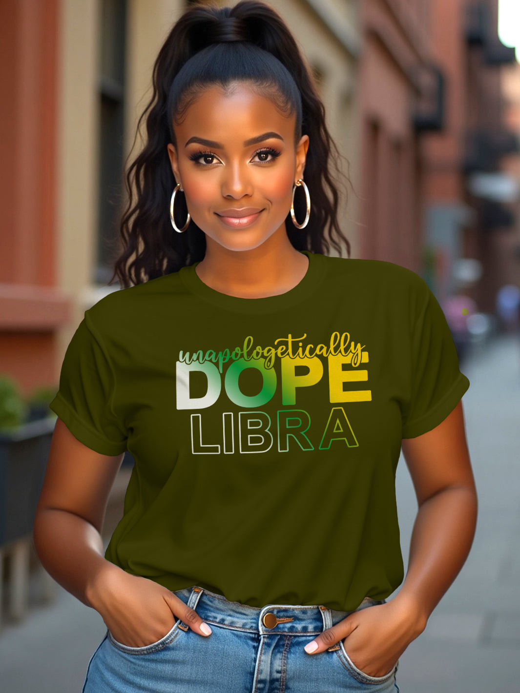 UNAPOLOGETICALLY DOPE LIBRA T-SHIRT