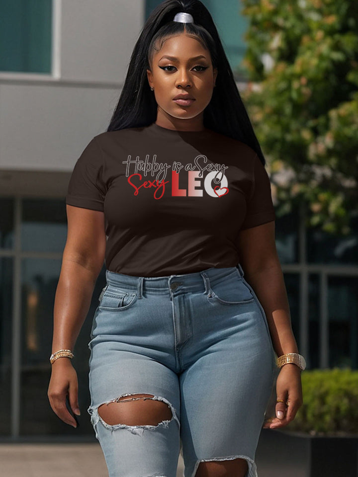 HUBBY IS A SEXY LEO T-SHIRT