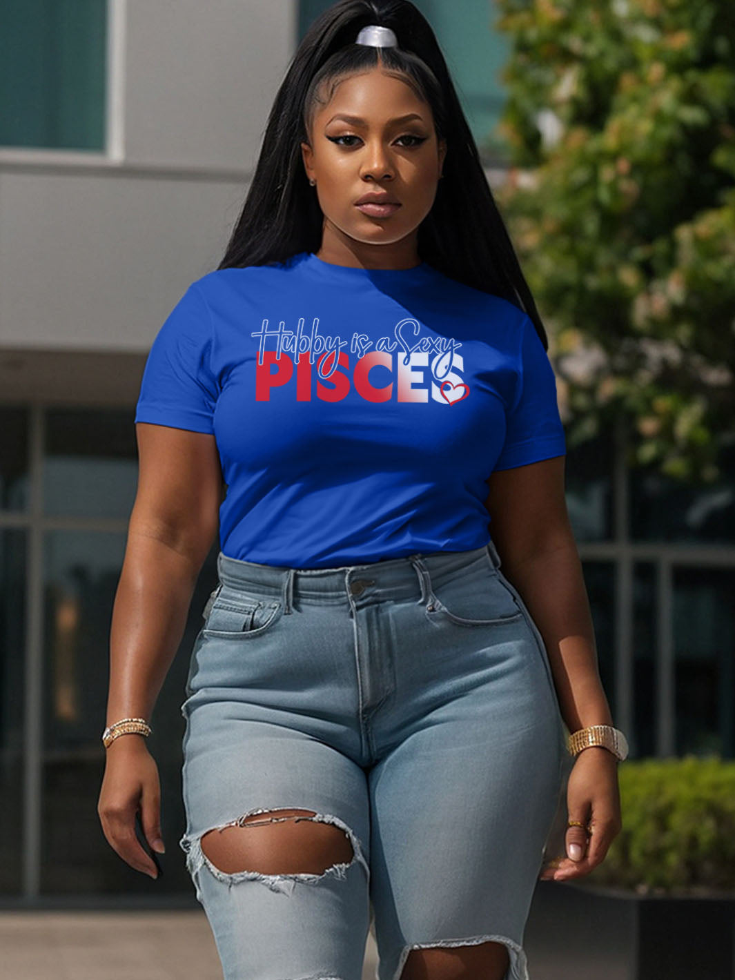 HUBBY IS A SEXY PISCES T-SHIRT