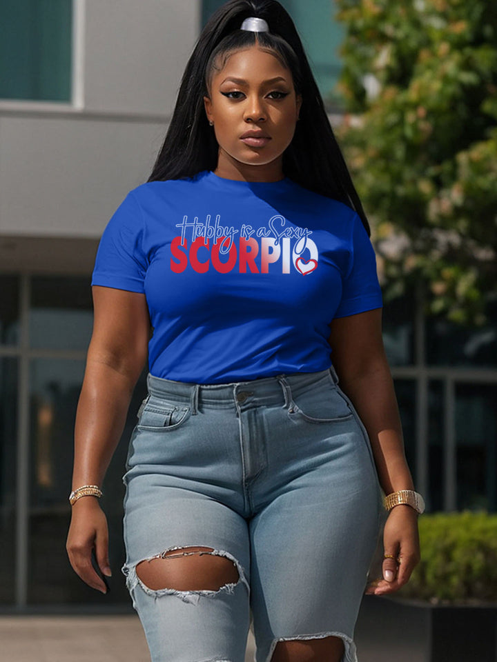 HUBBY IS A SEXY SCORPIO T-SHIRT