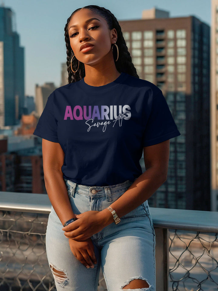SAVAGE AF AQUARIUS T-SHIRT
