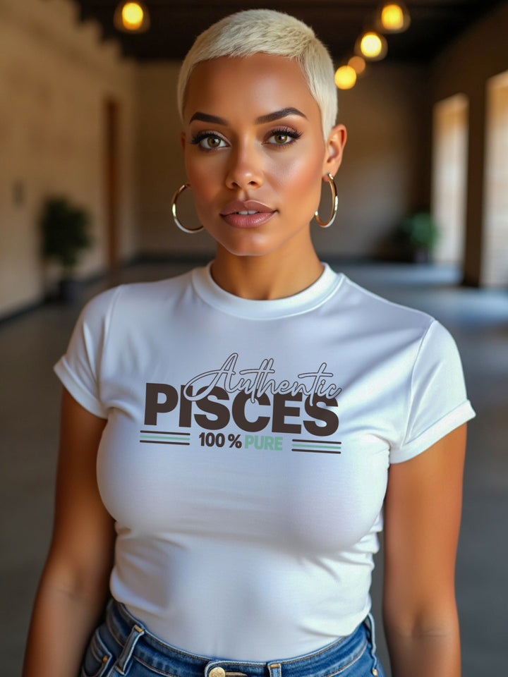 AUTHENTIC PISCES T-SHIRT | Soft Soul, Strong Game