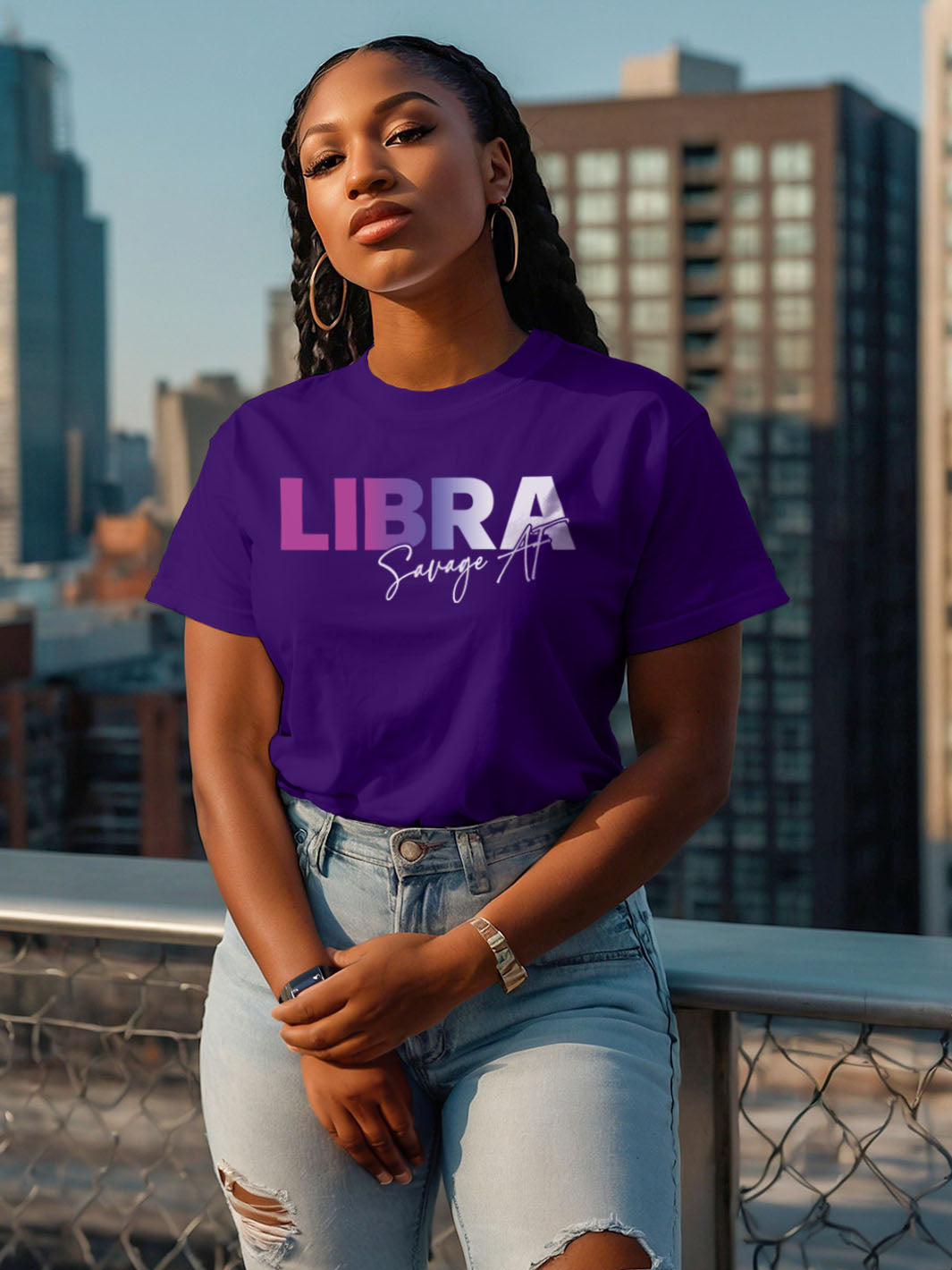 SAVAGE AF LIBRA T-SHIRT