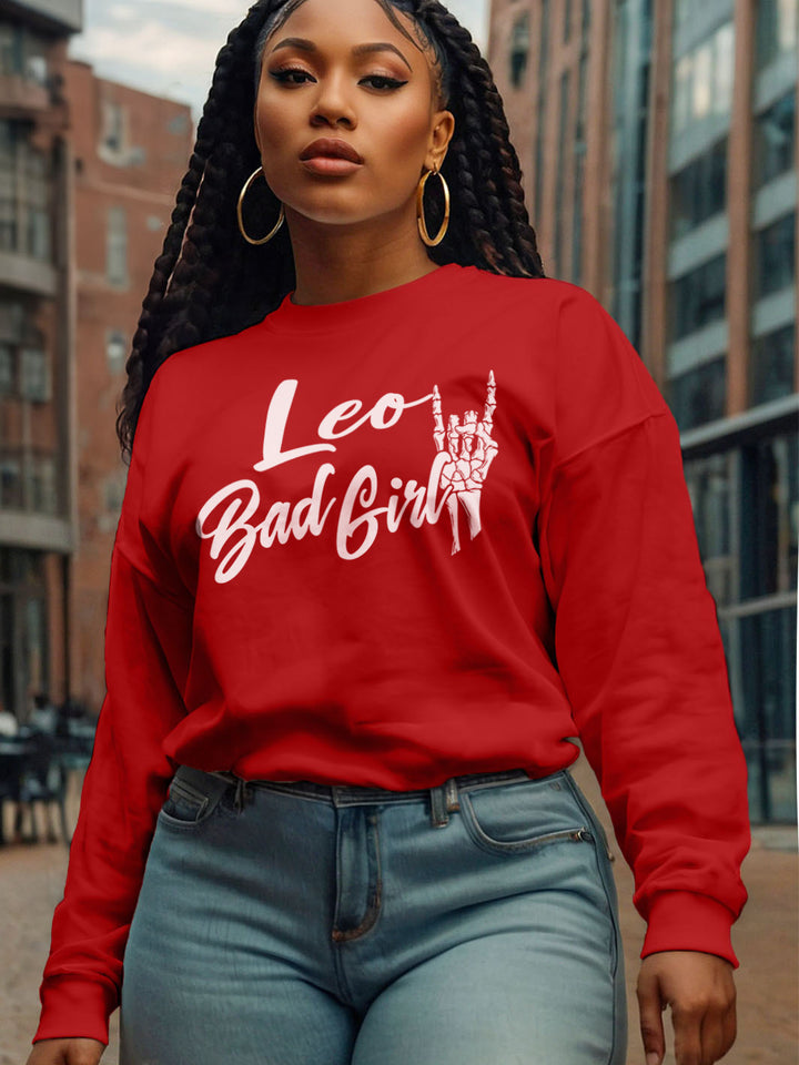 BAD GIRL LEO SWEATSHIRT