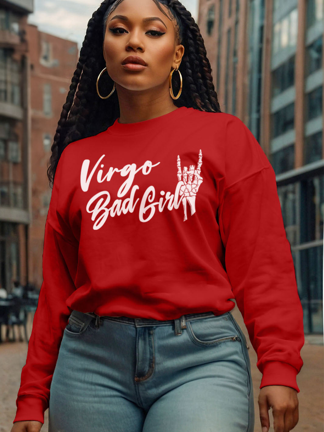 BAD GIRL VIRGO SWEATSHIRT