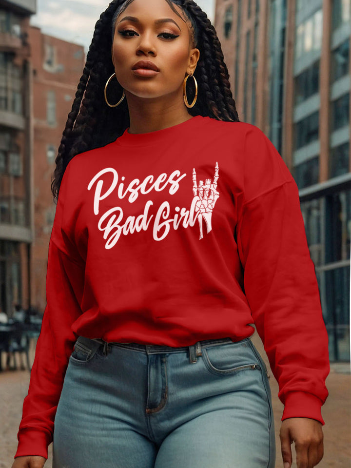 BAD GIRL PISCES SWEATSHIRT
