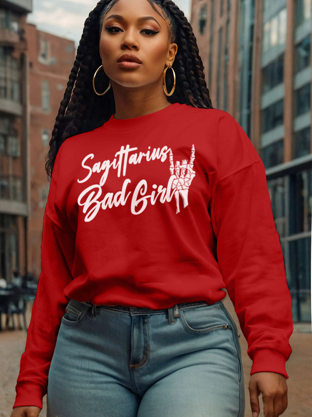 BAD GIRL SAGITTARIUS SWEATSHIRT
