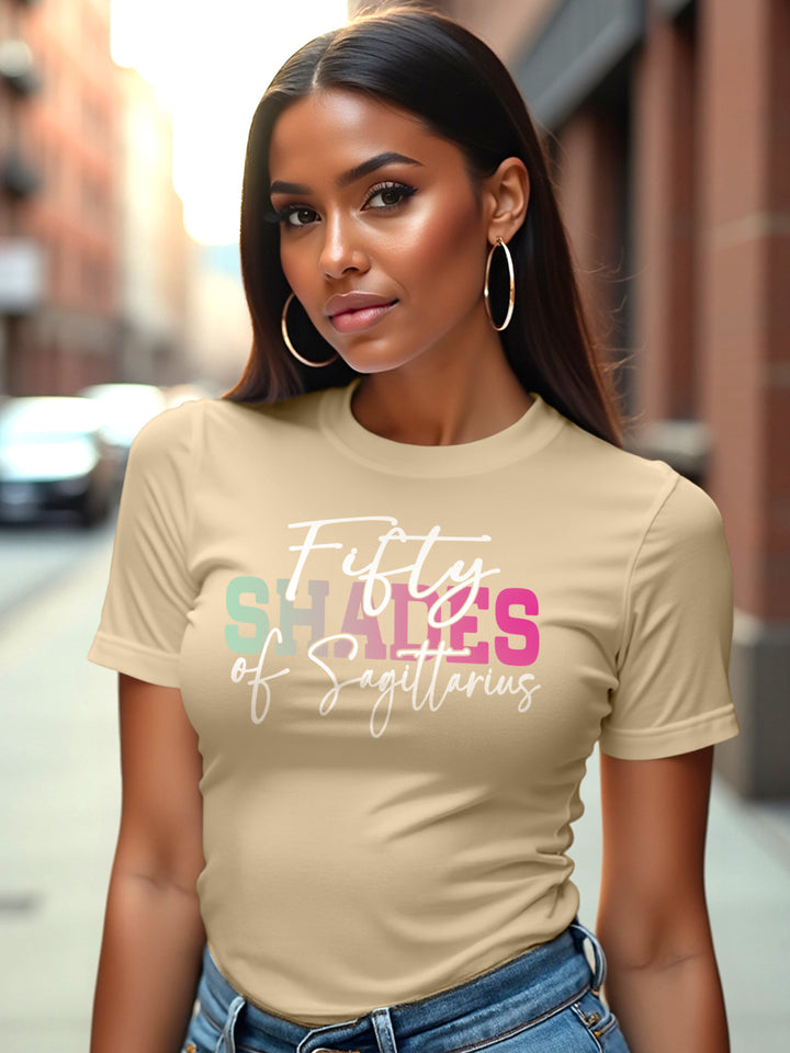 FIFTY SHADES OF SAGITTARIUS T-SHIRT | TRY TO KEEP UP