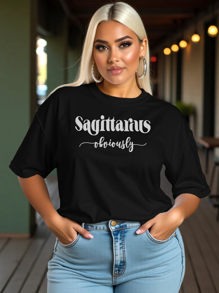 SAGITTARIUS OBVIOUSLY T-SHIRT | Plainly Wild