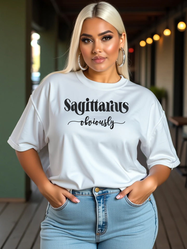 SAGITTARIUS OBVIOUSLY T-SHIRT | Plainly Wild