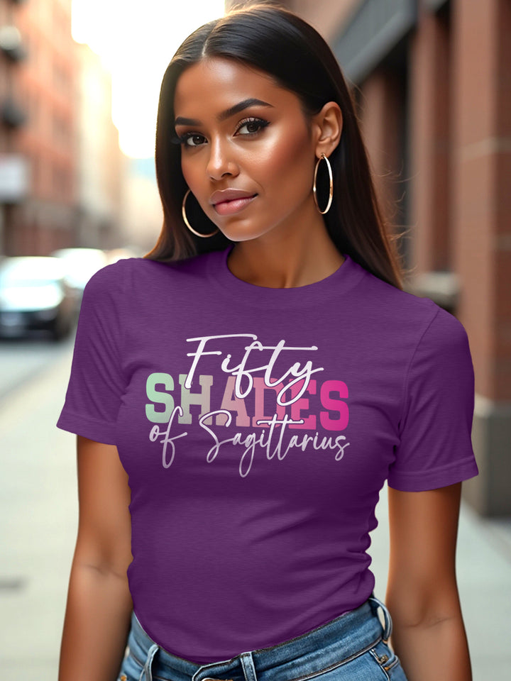 FIFTY SHADES OF SAGITTARIUS T-SHIRT | TRY TO KEEP UP