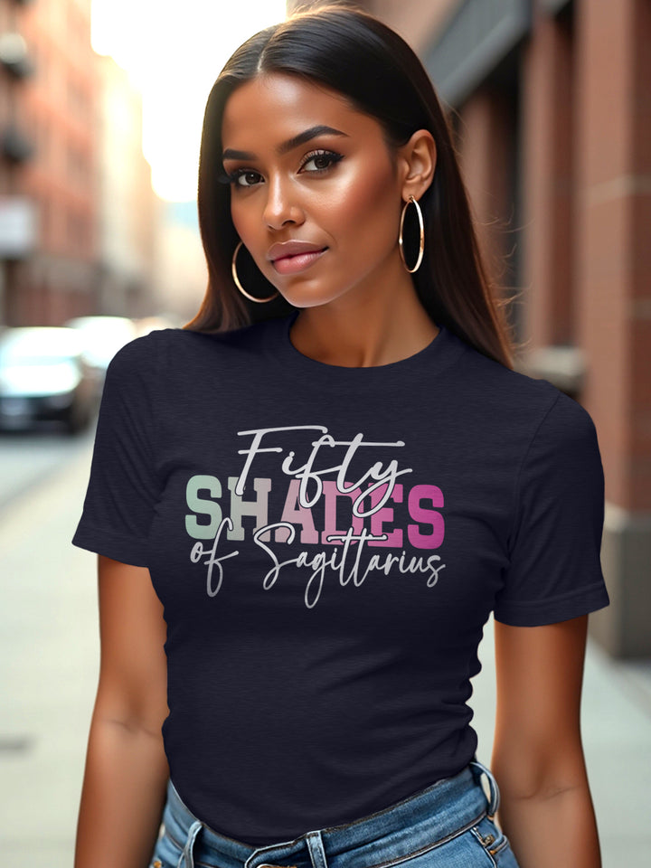 FIFTY SHADES OF SAGITTARIUS T-SHIRT | TRY TO KEEP UP
