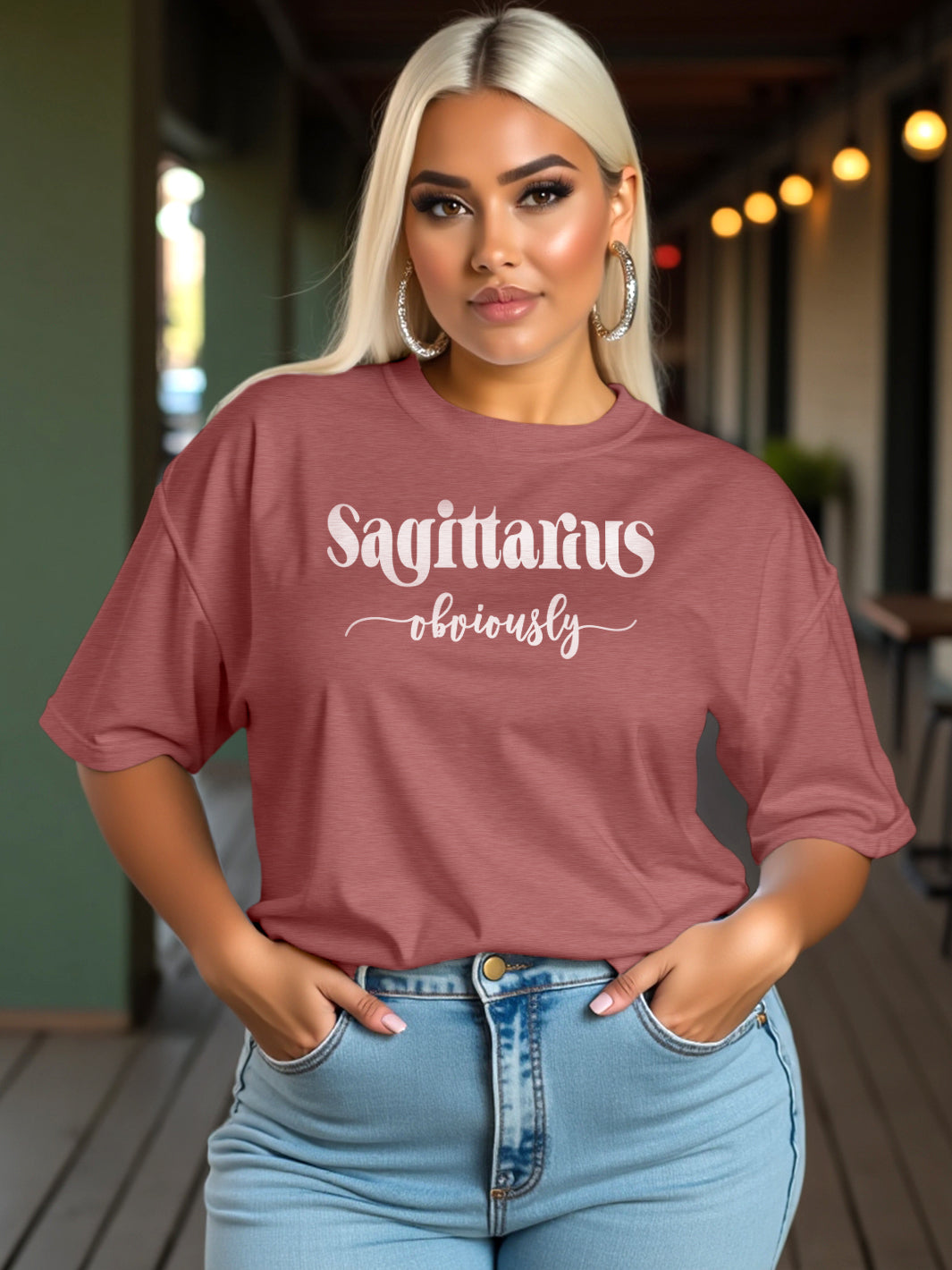 SAGITTARIUS OBVIOUSLY T-SHIRT | Plainly Wild