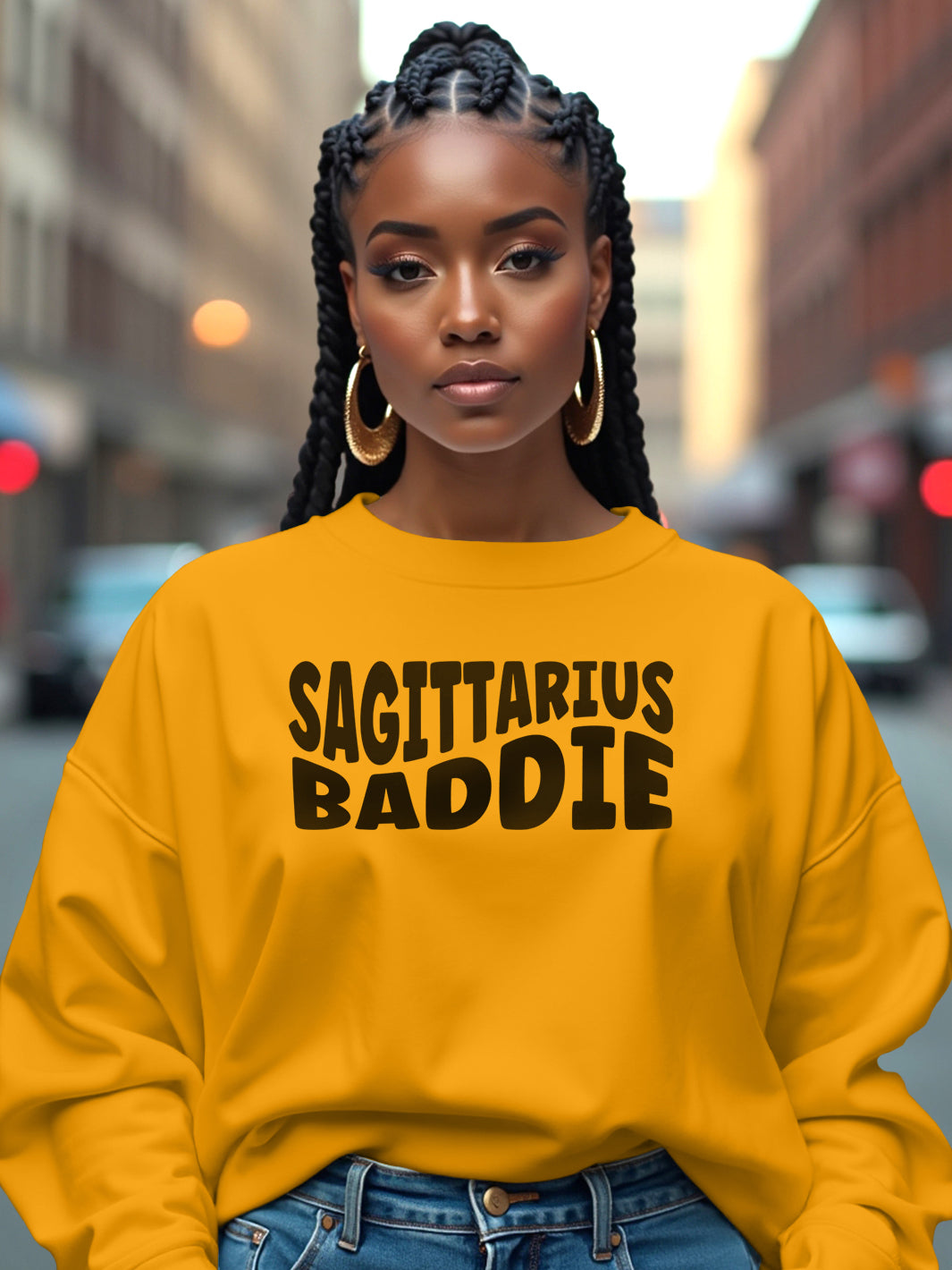 SAGITTARIUS BADDIE SWEATSHIRT | Wild Energy in a Chill Fit