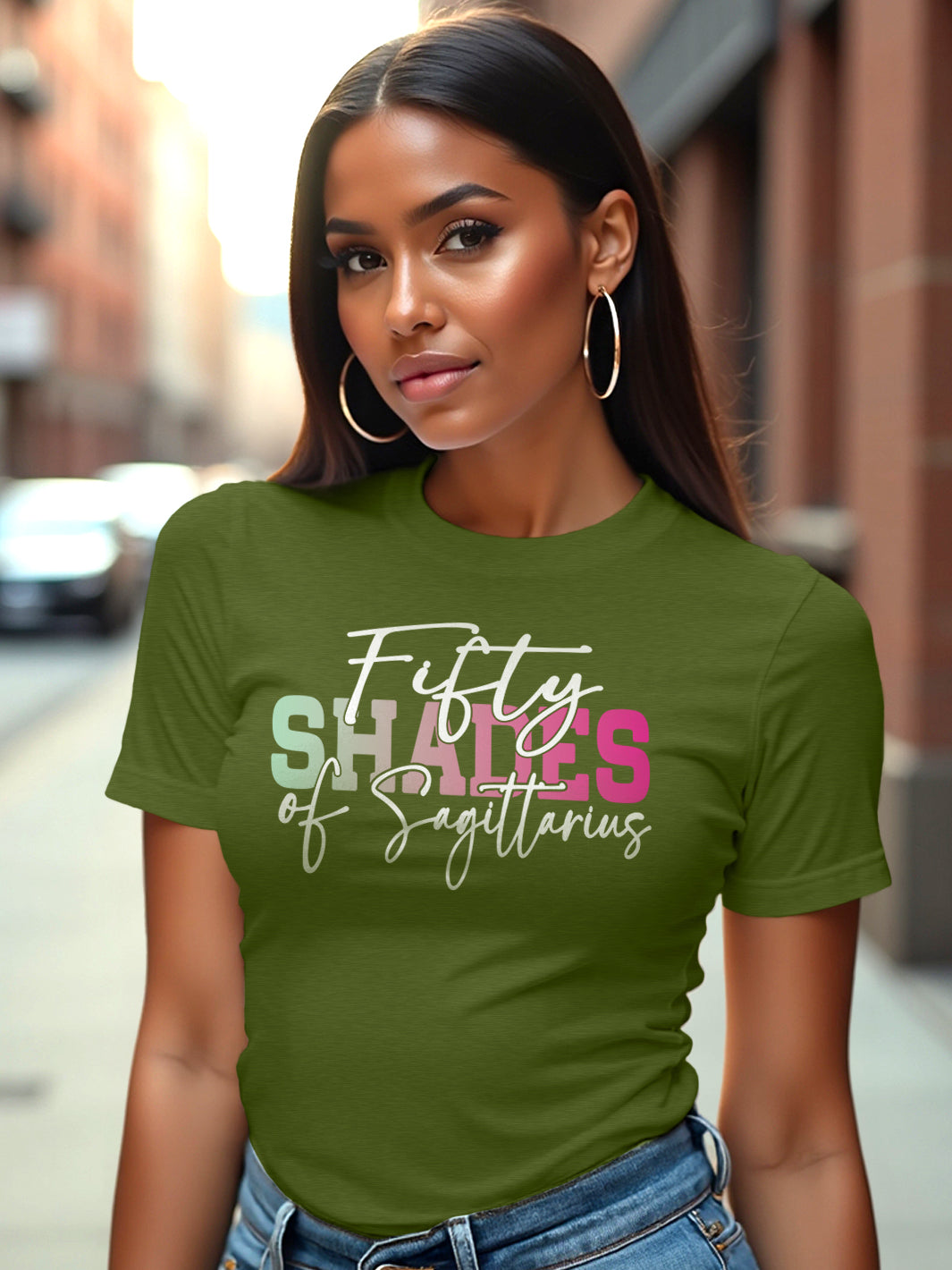 FIFTY SHADES OF SAGITTARIUS T-SHIRT | TRY TO KEEP UP