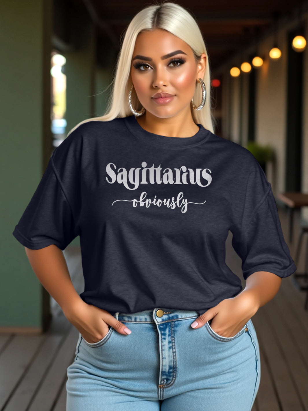 SAGITTARIUS OBVIOUSLY T-SHIRT | Plainly Wild