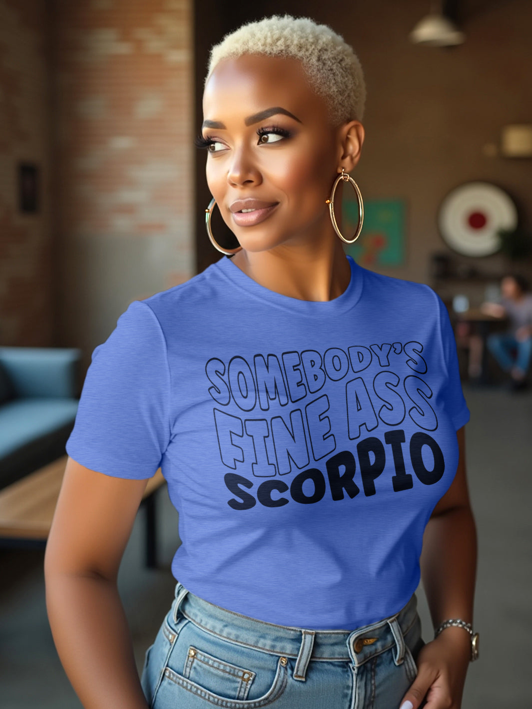 Somebody's Fine Ass Scorpio | Sexy Zodiac T-Shirt for the Intense Type