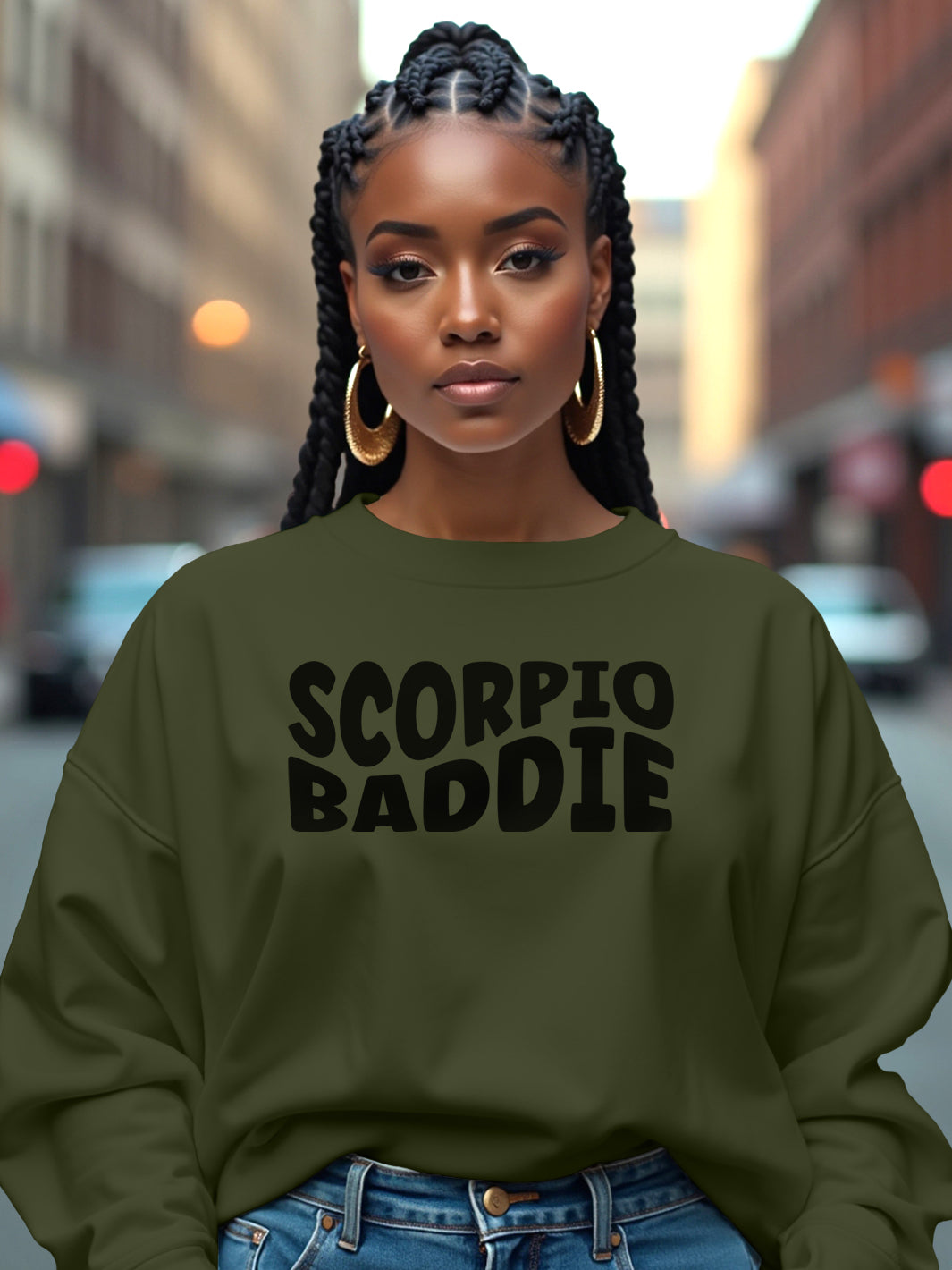 SCORPIO BADDIE SWEATSHIRT | Secret Agenda, Stylish Execution