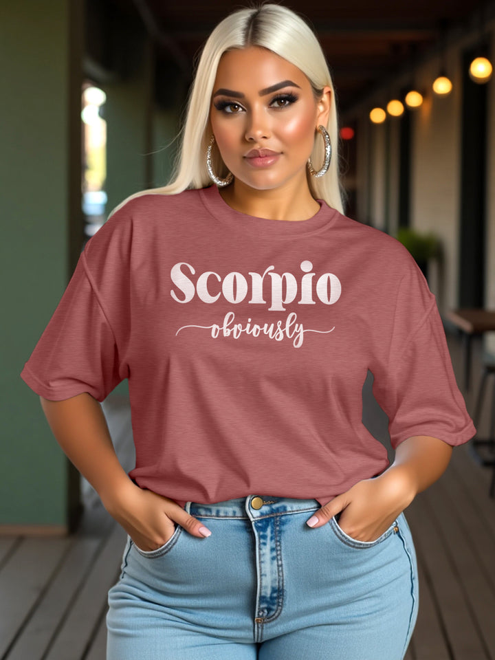 SCORPIO OBVIOUSLY T-SHIRT | Unmistakable Temptation