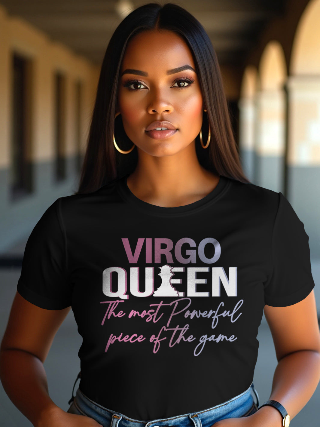 VIRGO QUEEN T-SHIRT | Checkmate in Silence