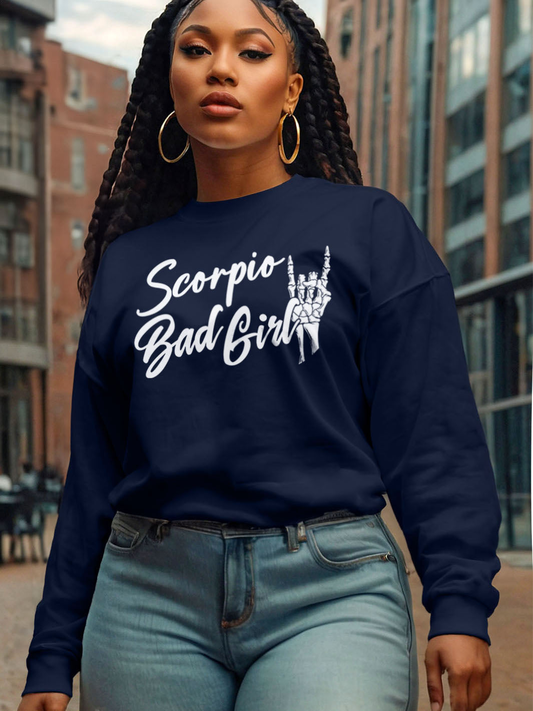 BAD GIRL SCORPIO SWEATSHIRT